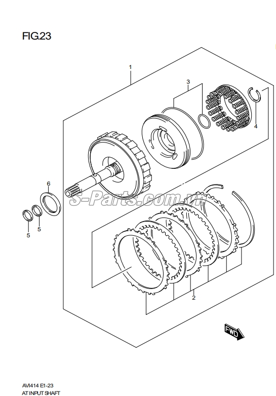 Bộ gioăng trong hộp số Suzuki Ertiga 2018