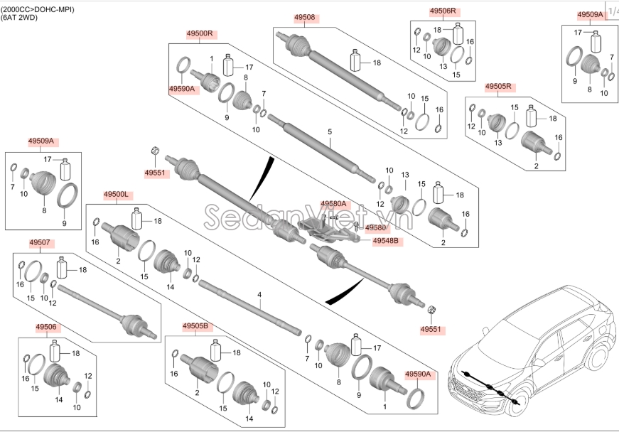 Cây láp Hyundai Tucson 2015