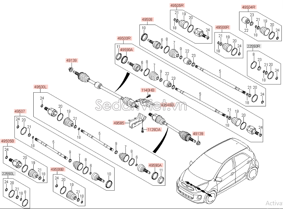 Láp trong KIA Morning 2012-2014