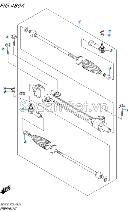 Rotuyn lái ngoài Suzuki XL7 2020