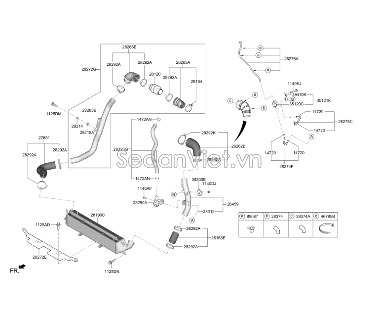 Cảm biến tăng áp turbo Hyundai Genesis Coupe 2008-2012