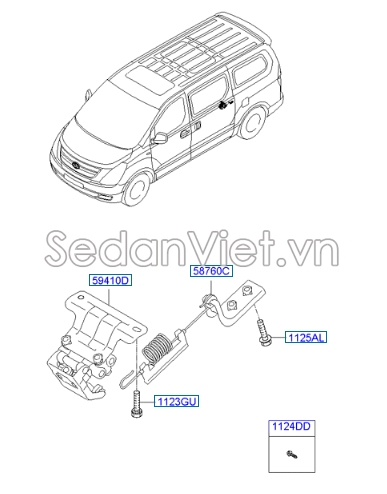 Cảm biến abs sau Hyundai Starex 2008-2013