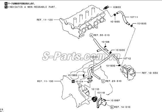 Cảm biến nhiệt độ nước Mitsubishi Outlander 2017