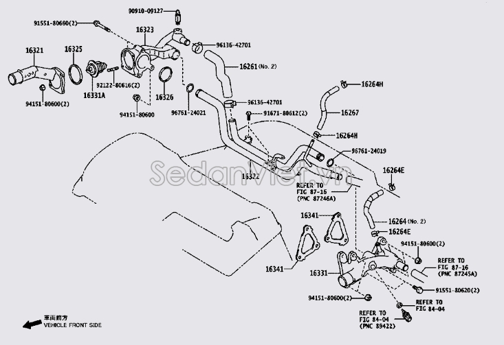 Ống hơi thừa vào bướm ga Toyota RAV4 2006-2008