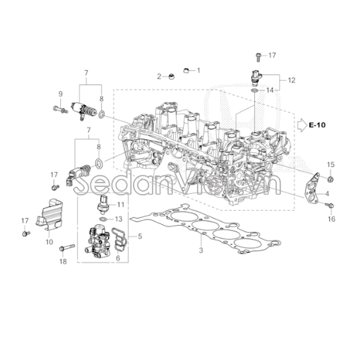 Cảm biến áp suất dầu Honda Civic 2019-2020