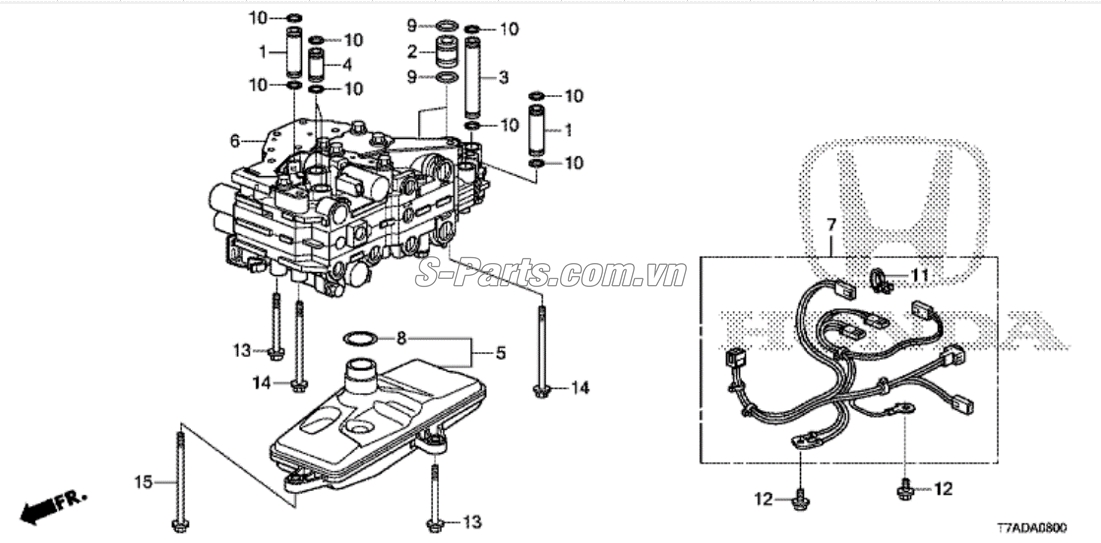 Lọc dầu hộp số tự động Honda City 2017