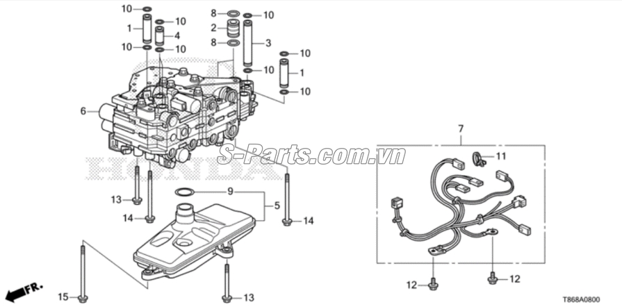 Lọc dầu hộp số tự động Honda City 2017