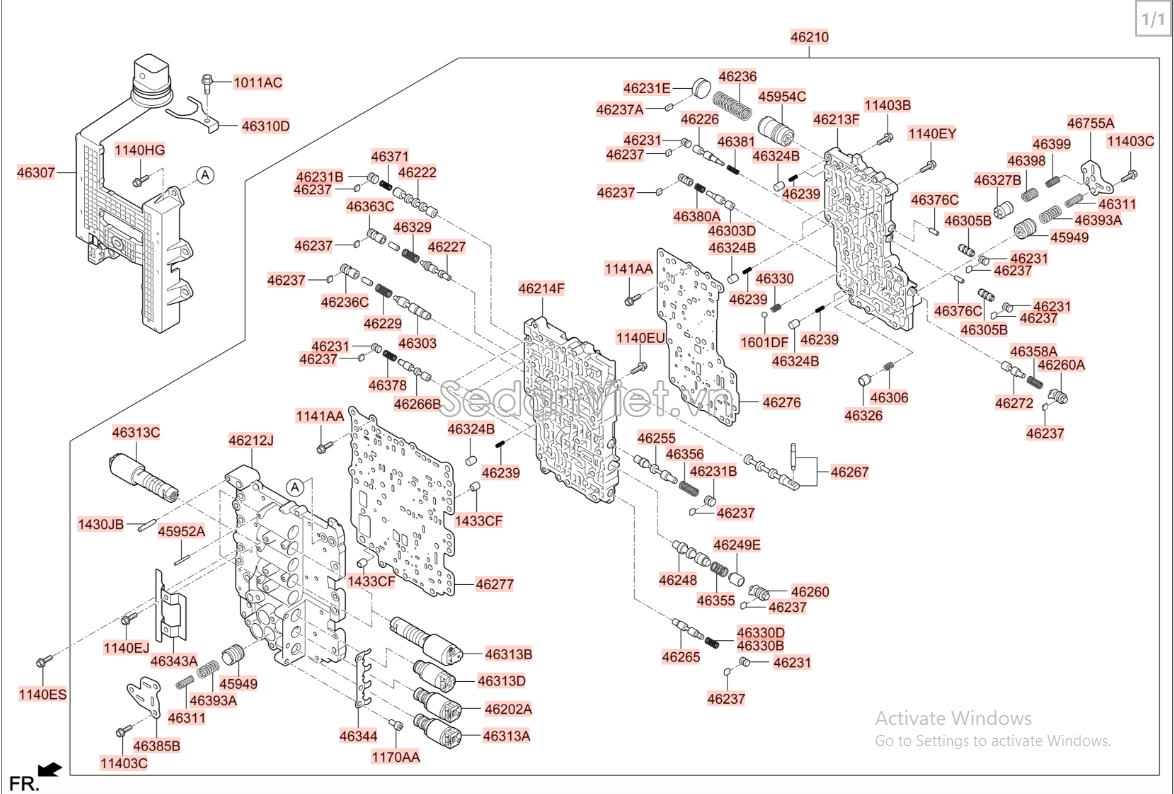 Ống dẫn nước rửa kính Hyundai Tucson 2015-2017