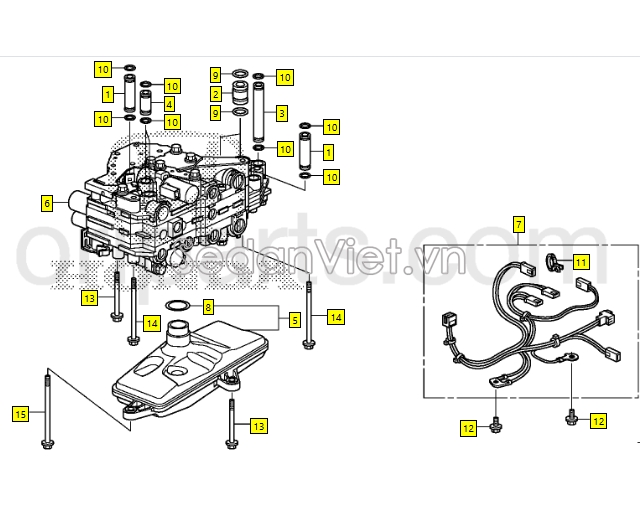Lọc dầu hộp số tự động Honda City 2017
