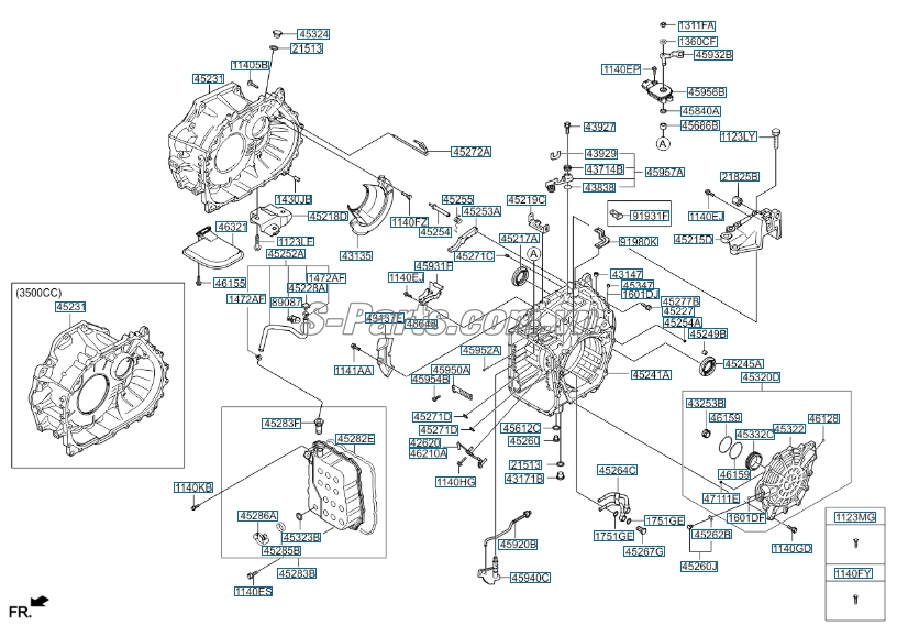 Nắp xả dầu đáy các te KIA K3 2013-2016