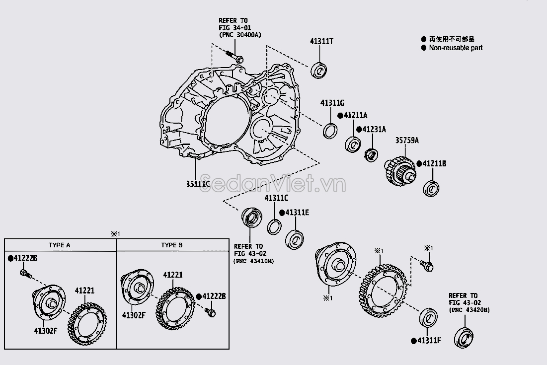 Vành chậu hộp số Toyota Corolla Cross 2021-2023