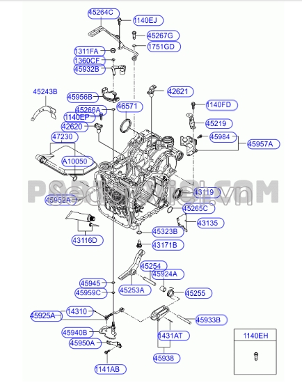 Lọc dầu hộp số Hyundai Santafe 2010-2012