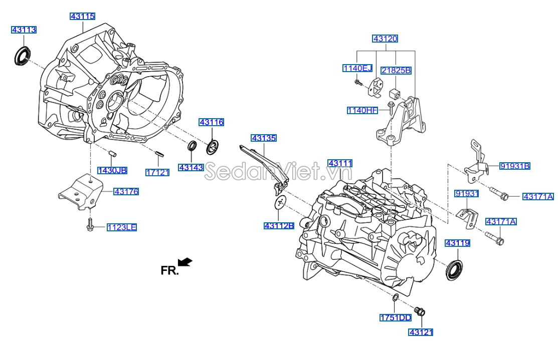 Phớt láp Hyundai Getz 2006-2010