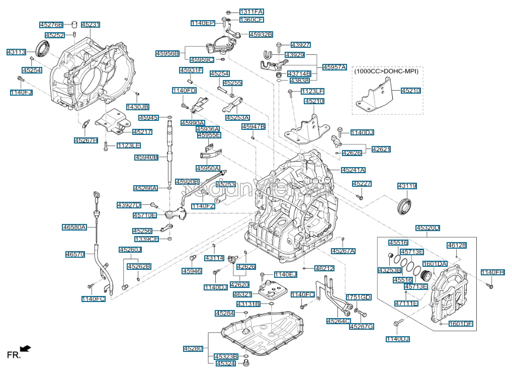 Lọc dầu hộp số tự động KIA Forte 2013