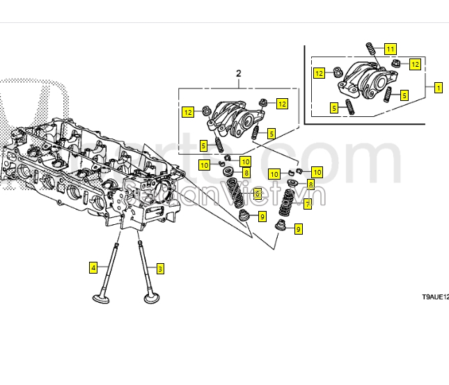 Xupap xả Honda City 2017