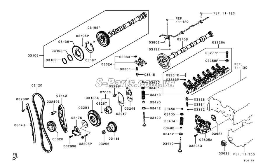 Phớt gits Mitsubishi Triton 2005-2009