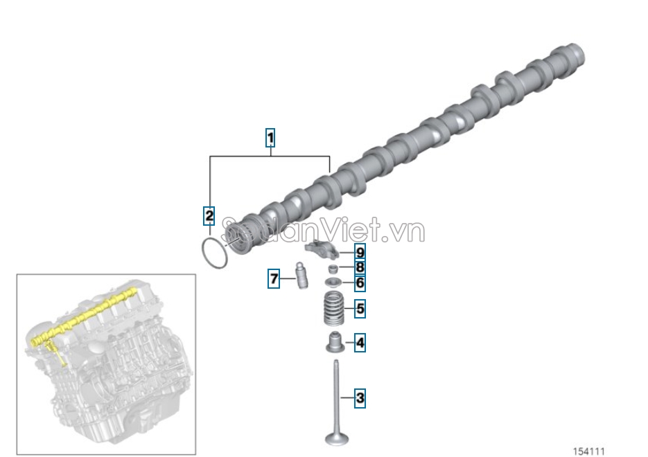 Phớt ghip xả BMW X6 2010