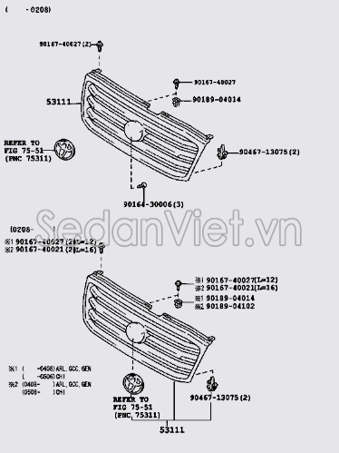 Sơ đồ lắp ráp phụ tùng Ca lăng