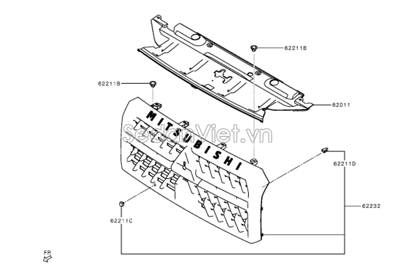 Sơ đồ lắp ráp phụ tùng Ca lăng