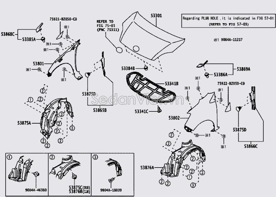 Sơ đồ lắp ráp phụ tùng Capo 1