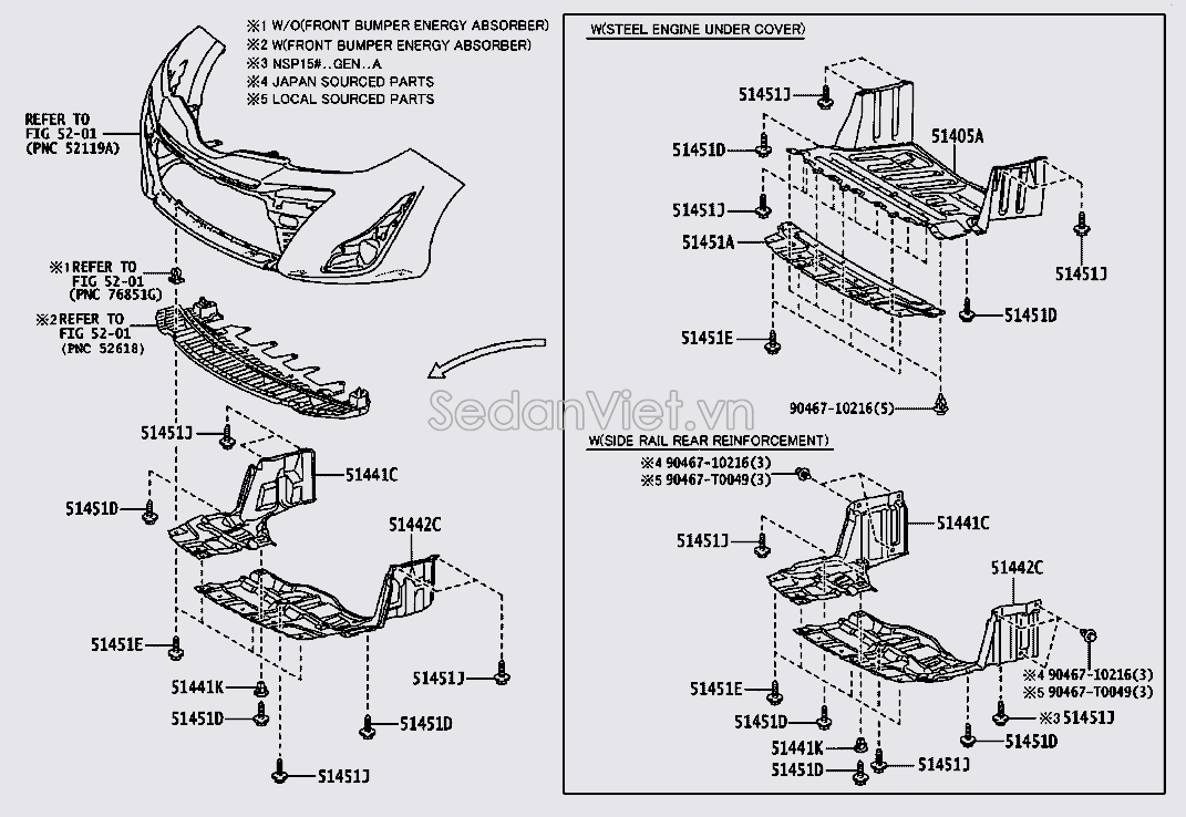 Sơ đồ lắp ráp phụ tùng Giá đỡ động cơ