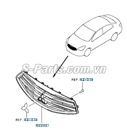 Sơ đồ lắp ráp phụ tùng Ca lăng