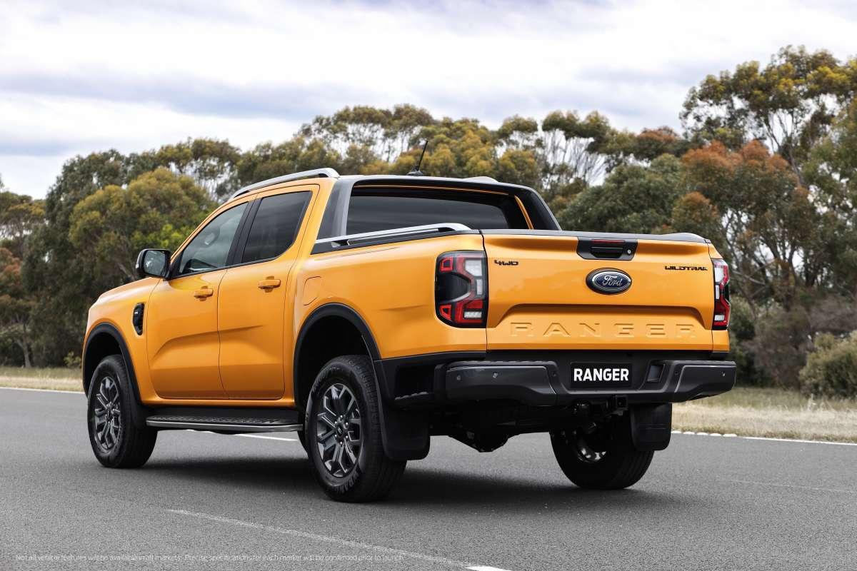 Ngoại hình Ford Ranger 2022 trông bắt mắt hơn bản hiện tại